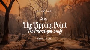 The Tipping Point: The Paradigm Shift - Part 1