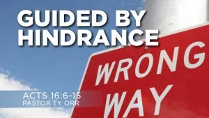 Guided by Hindrance