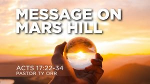 Message on Mars Hill
